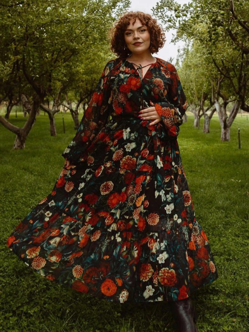 ISO Ivy City Co Imogen Dress Moody Floral 3x